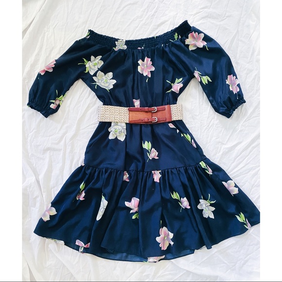 Anthropologie Dresses & Skirts - Anthropologie floral off the shoulder dress